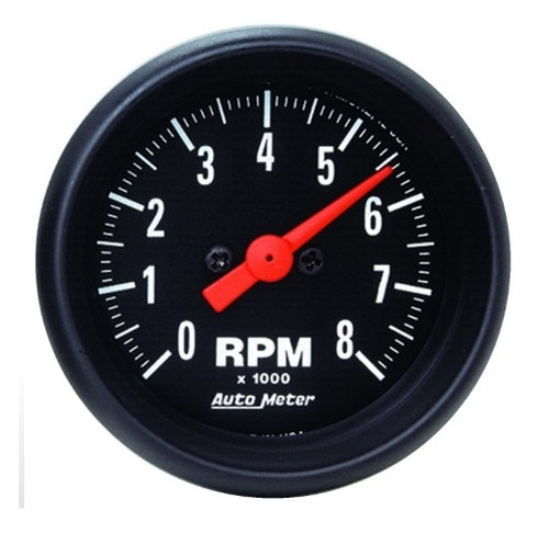 Autometer Air-Core Z-Series 2-1/16 in. In-Dash Tachometer Gauge 0-8000 RPM - 2698