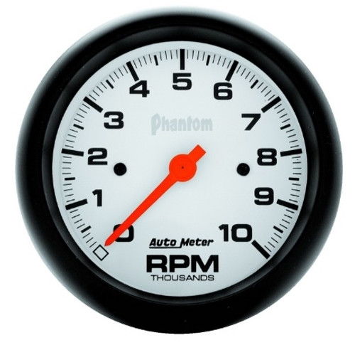 Autometer Air-Core Phantom 3-3/8 in. In-Dash Tachometer Gauge 0-10000 RPM - 5897