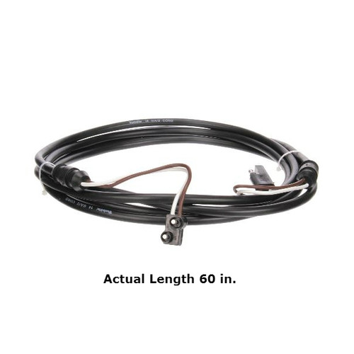 Truck-Lite 50 Series 14 Gauge 2 Plug 60 in. Marker Clearance Harness with 2 Position .180 Bullet and PL-10 - 50350-0060