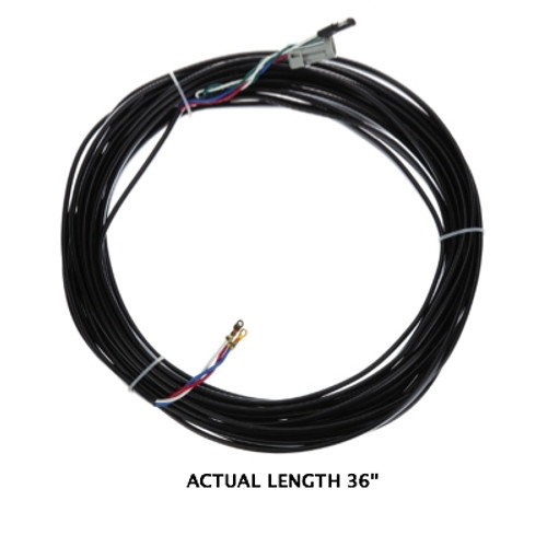 Truck-Lite 50 Series 12 Gauge 36 in. ABS Harness with 2 Plug 2 Position .180 Bullet/Packard Connector and Ring Terminal - 52100-0036