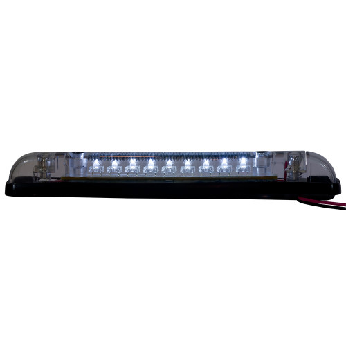 Heavy Duty Lighting 7 in. Easy Connect 9 LED White Auxiliary Light with Clear Lens - HD70009WSD