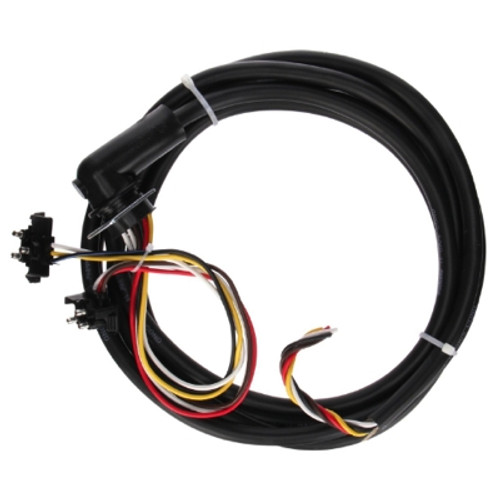 Truck-Lite 50 Series 14 Gauge 96 in. Left Hand Side Stop/Turn/Tail Harness with 2 Plug Right Angle PL-3 and Ring Terminal - 50203-0096