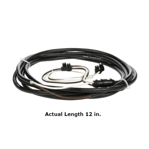 Truck-Lite 50 Series 14 Gauge 2 Plug 12 in. Marker Clearance Harness with PL-10 and Blunt Cut - 50309-0012