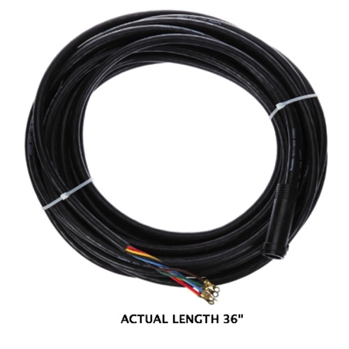 Truck-Lite 88 Series 10/12 Gauge 36 in. Main Cable Harness with 1 Plug Female 7 Pole Plug and Ring Terminal - 88701-0036