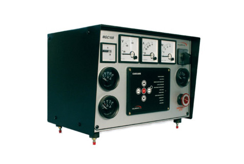 Murphy 600 VAC 300A Generator Control Panel 24 VDC with Mechanical Gages - Manual Start - MGC100-M-3-M-24-600-300-VMKS4XES