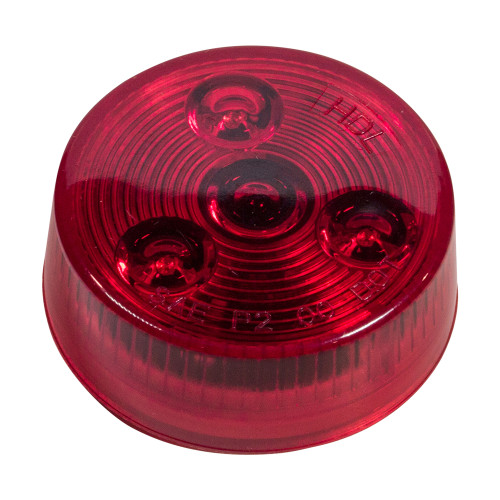 Heavy Duty Lighting 2.5 in. 3 LED Red Round Clearance Marker Light - HD25003RSD