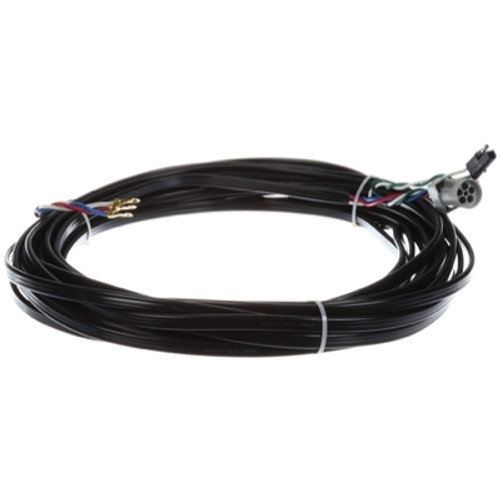 Truck-Lite 50 Series 12 Gauge 2 Plug 132 in. ABS Harness with 2 Position .180 Bullet Terminal Breakout, Packard Connector and Ring Terminal - 52100-0132