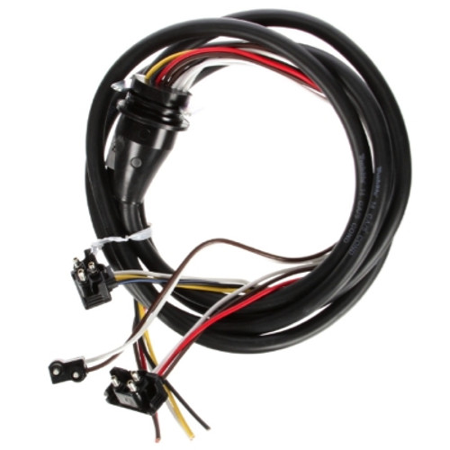 Truck-Lite 50 Series 14 Gauge 60 in. Left Hand Side Marker Clearance and Stop/Turn/Tail Harness with 3 Plug Right Angle PL-3/PL-10 and Ring Terminal - 50209-0060