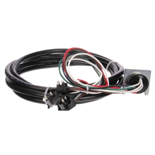 Truck-Lite 50 Series 14 Gauge 84 in. Right Hand Side Back-Up and Stop/Turn/Tail Harness with 3 Plug Right Angle PL-3/Right Angle PL-2 and Ring Terminal - 50251-0084