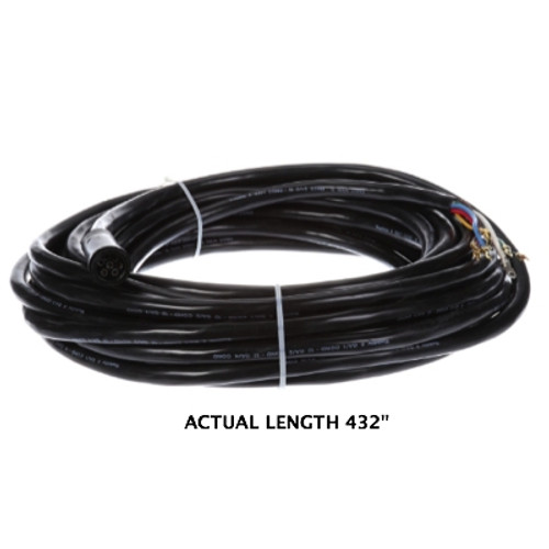 Truck-Lite 88 Series 8/10/12 Gauge 432 in. Main Cable Harness with 1 Plug Female 7 Pole Plug and Ring Terminal - 88703-0432