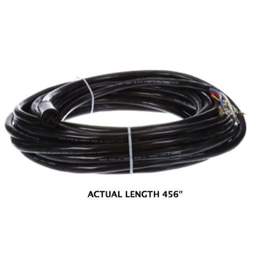 Truck-Lite 88 Series 8/10/12 Gauge 456 in. Main Cable Harness with 1 Plug Female 7 Pole Plug and Ring Terminal - 88703-0456
