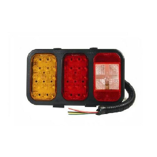 Truck-Lite 45 Series Rectangular LED Rear Stop/Tail/Left Direction Indicator/Reverse Light Module 12V European Approved - 45313