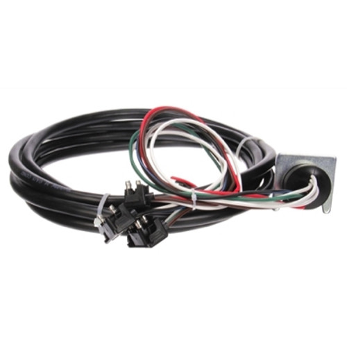 Truck-Lite 50 Series 14 Gauge 120 in. Right Hand Side Back-Up and Stop/Turn/Tail Harness with 3 Plug Right Angle PL-3/Right Angle PL-2 and Ring Terminal - 50251-0120