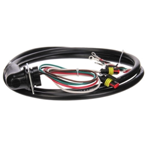 Truck-Lite 50 Series 16 Gauge 156 in. Right Hand Side Stop/Turn/Tail Harness with 2 Plug Fit N Forget SS and Ring Terminal - 50240-0156