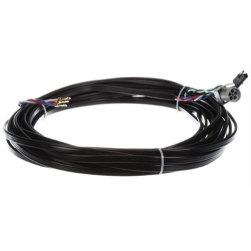 Truck-Lite 50 Series 12 Gauge 240 in. ABS Harness with 2 Plug 2 Position .180 Bullet/Packard Connector and Ring Terminal - 52100-0240