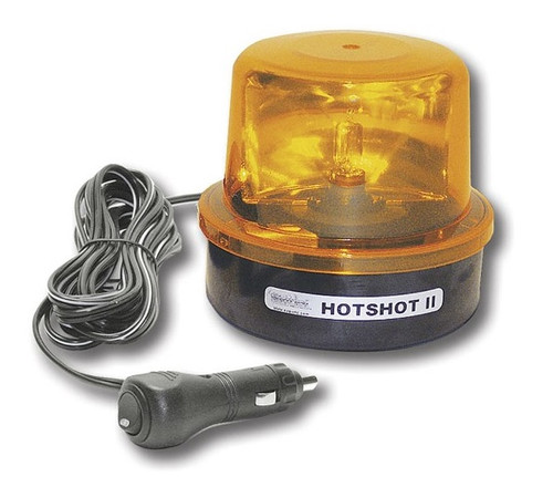Star 1188 Series Hotshot II Revolving Dash Light 12V DC with Halogen Bulb and Magnetic Mount - Amber - 1188HM