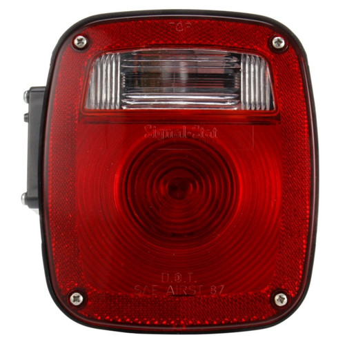 Signal-Stat Red/Clear Incandescent Right Hand Combination Box Light 12V with Polycarbonate Lens by Truck-Lite - 4016