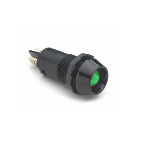 Cole Hersee PL-523 Series Green LED Pilot Light 12V with 3/4 in. Bezel Size - Bulk Pkg - PL-523-GC