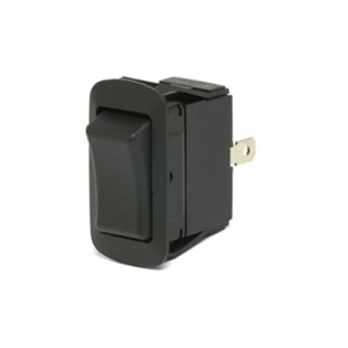 Cole Hersee Universal Weather-Resistant Rocker Switch DPDT with 4 Nickel-Plated Brass Blades - Bubble Pack - 58311-18-BP