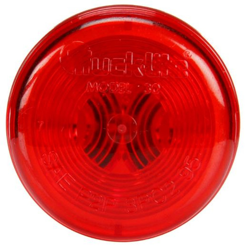 Truck-Lite 30 Series 1 Bulb Red Round Incandescent Marker Clearance Light 12V - Bulk Pkg - 30200R