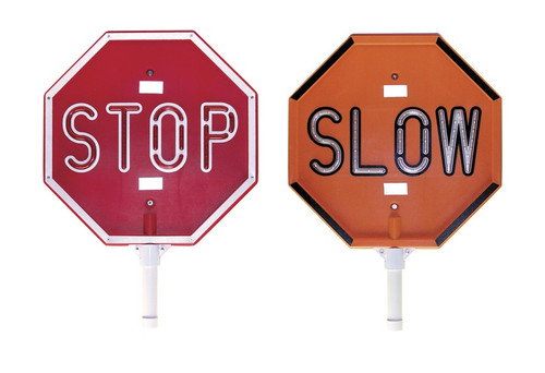 Star STOP/SLOW Traffic Control Sign 113 LEDs - TCS-1