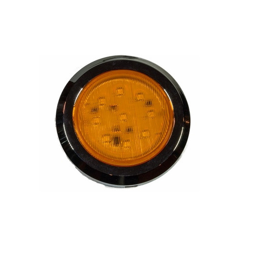 Heavy Duty Lighting 2.5 in. 9 LED Amber Surface Mount Clearance Marker Light 60mA with Amber Lens - HD25009SMDY