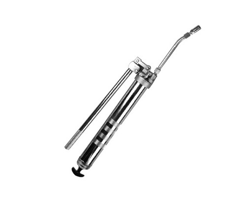 Alemite 5,000 PSI Heavy Duty Extra Long Solid Lever Grease Gun 24 oz with Rigid Extension - 6679-J3E