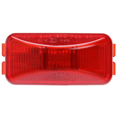Truck-Lite 15 Series 1 Bulb Red Rectangular Incandescent Marker Clearance Light 24V - 15201R
