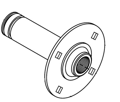 Alemite Shaft and Flange Assembly - 339214-1