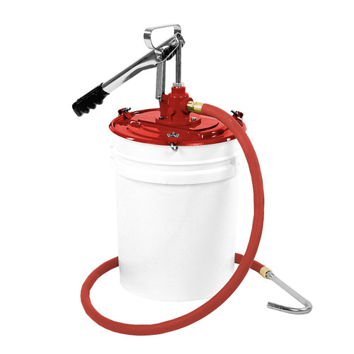 Alemite Dual Leverage Pump Oil Dispensing Pump for 5 Gal. Drum Size - 7533-4