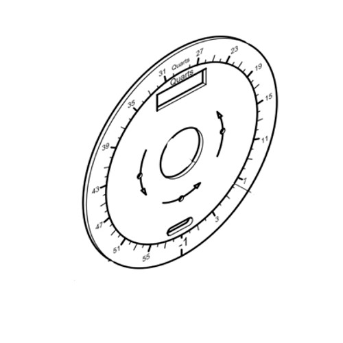 Alemite Dial Quart with Gallon Totalizer - 393307-11