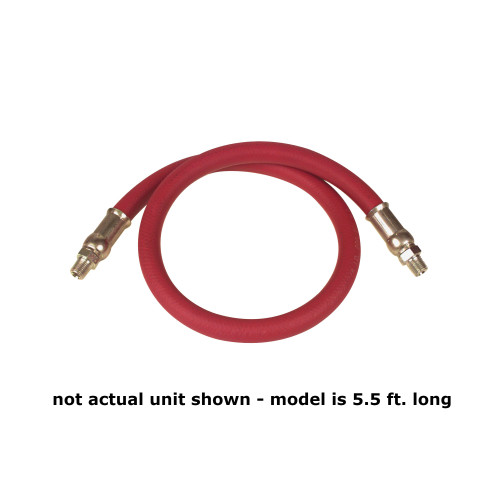 Alemite 5.5 ft. Air/Water Hose 300 PSI with 1/2 ID - 317807-5F