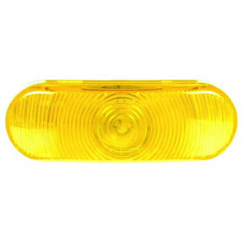 Truck-Lite Super 60 1 Bulb Yellow Oval Incandescent Front/Park/Turn Light 12V - 60202Y