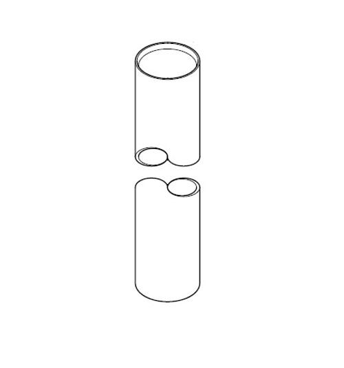 Alemite Follower Tube 25-9/16 in. Long for 331380-A5 and 331380-C5 - 324438-1