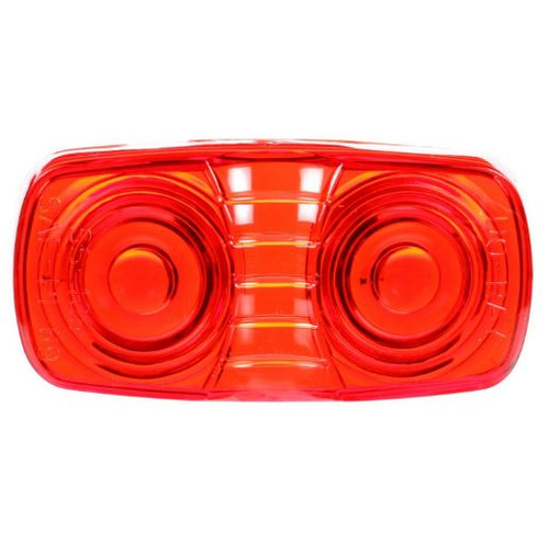 Signal-Stat Red Rectangular Acrylic Replacement Lens for Headlights-Fog and Driving 27004, Lighting Kit 80893 M/C Lights 1201, 1203, 1204, 1211, 1213, 1215, 1216 and 1253 - Bulk Pkg - 9007-3 by Truck-Lite