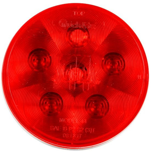 Truck-Lite Super 44 6 Diode Red Round LED Diamond Shell Stop/Turn/Tail Light 12V - 44982R