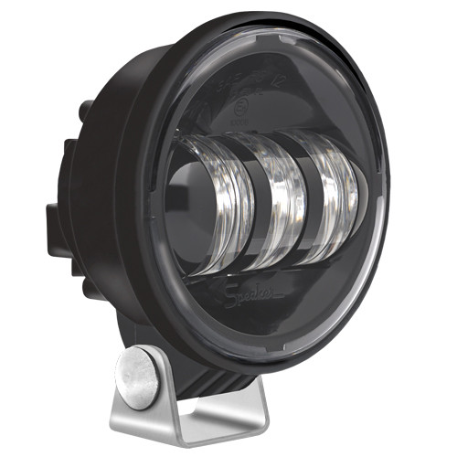 JW Speaker Model 6150 4 in. Round LED Fog Light 12V with Black Housing and Black Inner Bezel - 0547981