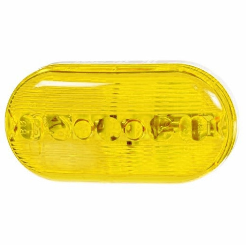 Signal-Stat 2 Bulb Yellow Rectangular Incandescent Marker Clearance Light 12V with Bracket Mount - 1259A by Truck-Lite