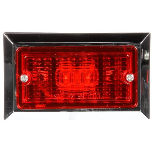 Signal-Stat 2 Diode Red Rectangular LED Marker Clearance Light 12V - 2675 by Truck-Lite