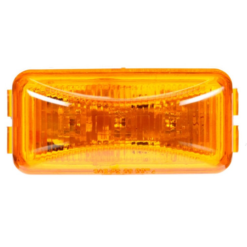 Signal-Stat 3 Diode Yellow Rectangular LED Marker Clearance Light 12V with PL-10 Connection by Truck-Lite - 1560A