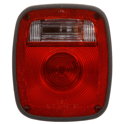 Signal-Stat Red/Clear Incandescent Acrylic Lens RH Combo Box Light 12V - 5016 by Truck-Lite