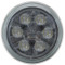 JW Speaker 4.5 in. Round PAR36 LED Work Light 12-48V with Trapezoid Beam Pattern and Glass Lens - Model 6040 - 3157591