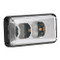 JW Speaker 3 in. x 5 in. Rectangular LED Side Turn Signal Light 12-24V with Mount - Clear - Model 157 - 0344301