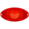 Signal-Stat Red Oval Acrylic Replacement Lens for 502, 505 and 510 Snap-Fit - 9001 by Truck-Lite