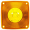 Signal-Stat Yellow Square Acrylic Replacement Lens for Pedestal Lights 4874AY101, 4810, 4800, 4801 with 4 Screw Mount - 9063A by Truck-Lite Signal-Stat Yellow Square Acrylic Replacement Lens for Pedestal Lights 4874AY101, 4810, 4800, 4801 with 4 Screw Mount - 9063A by Truck-Lite