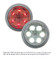 JW Speaker 4.5 in. Round PAR36 LED Worklight and Tail Light 12-24V - Model 6043 - 0344731