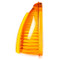 Signal-Stat Yellow Triangular Acrylic Replacement Lens for Bus Lights - Bulk Pkg - 8861A-3 by Truck-Lite