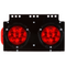 Truck-Lite Left Hand Side Black Steel LED Marker Clearance and Stop/Turn/Tail Light Module w/ Side Marker 12V - 40637