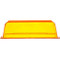 Truck-Lite Yellow Rectangular Replacement Lens for Light Bars 92520Y, 92521Y, 92522Y, 92523Y, 92524Y and 92525Y - 99151Y