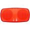 Truck-Lite Red Rectangular Polycarbonate Replacement Lens for M/C Lights 2660 and 2661 - 99238R